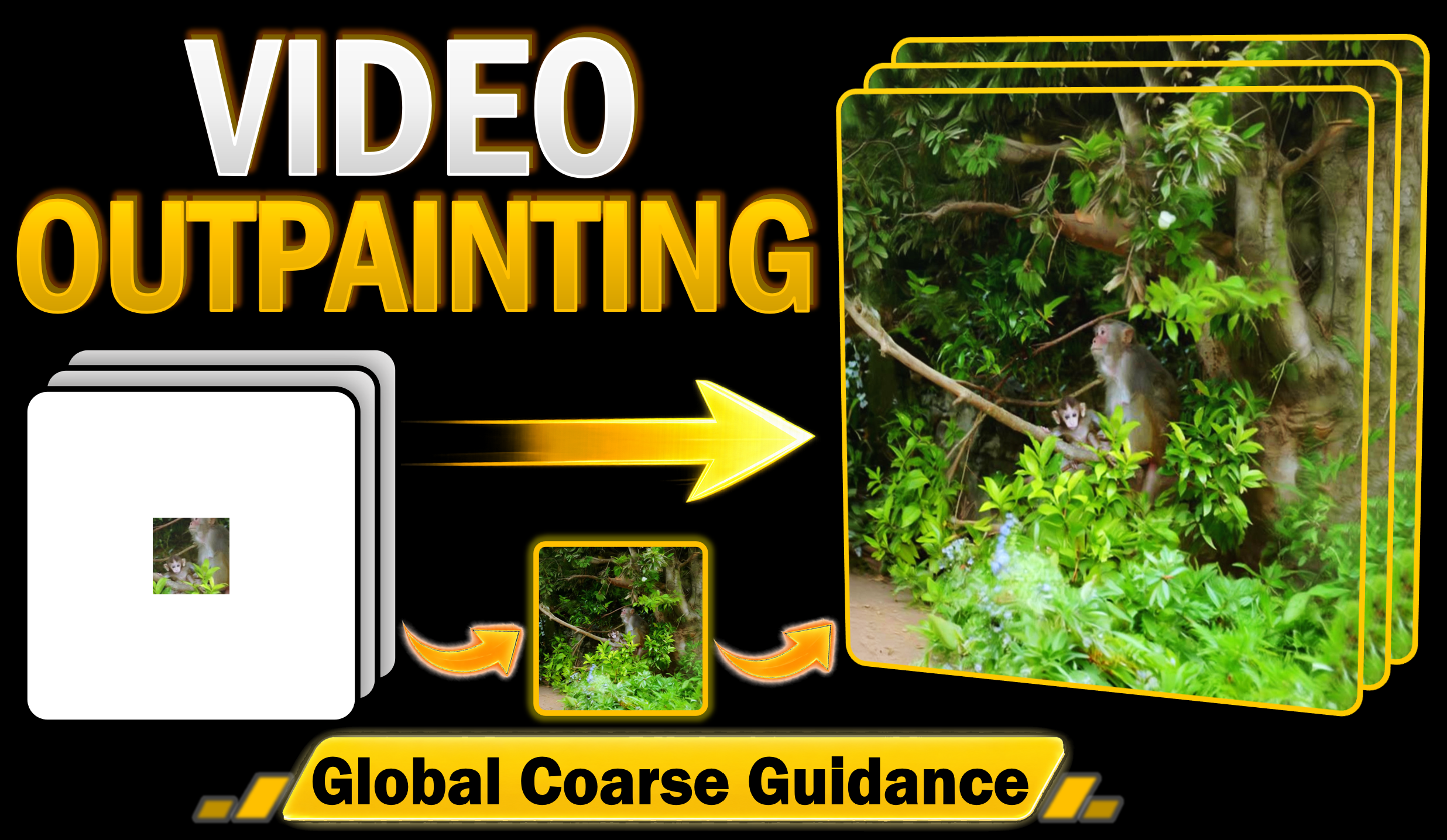 HL-OutPaint: Coarse-to-Fine Video Outpainting for High-Resolution Long-Range Videos